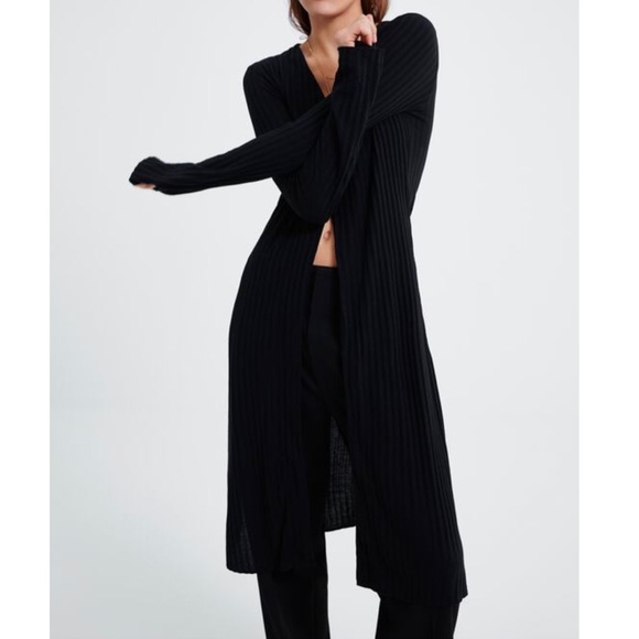 zara duster cardigan